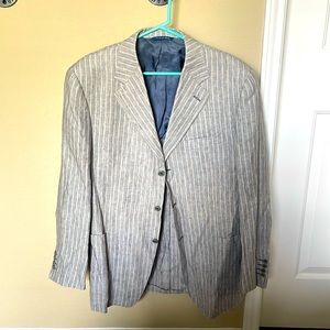 Canali Men’s Italian Striped Blazer